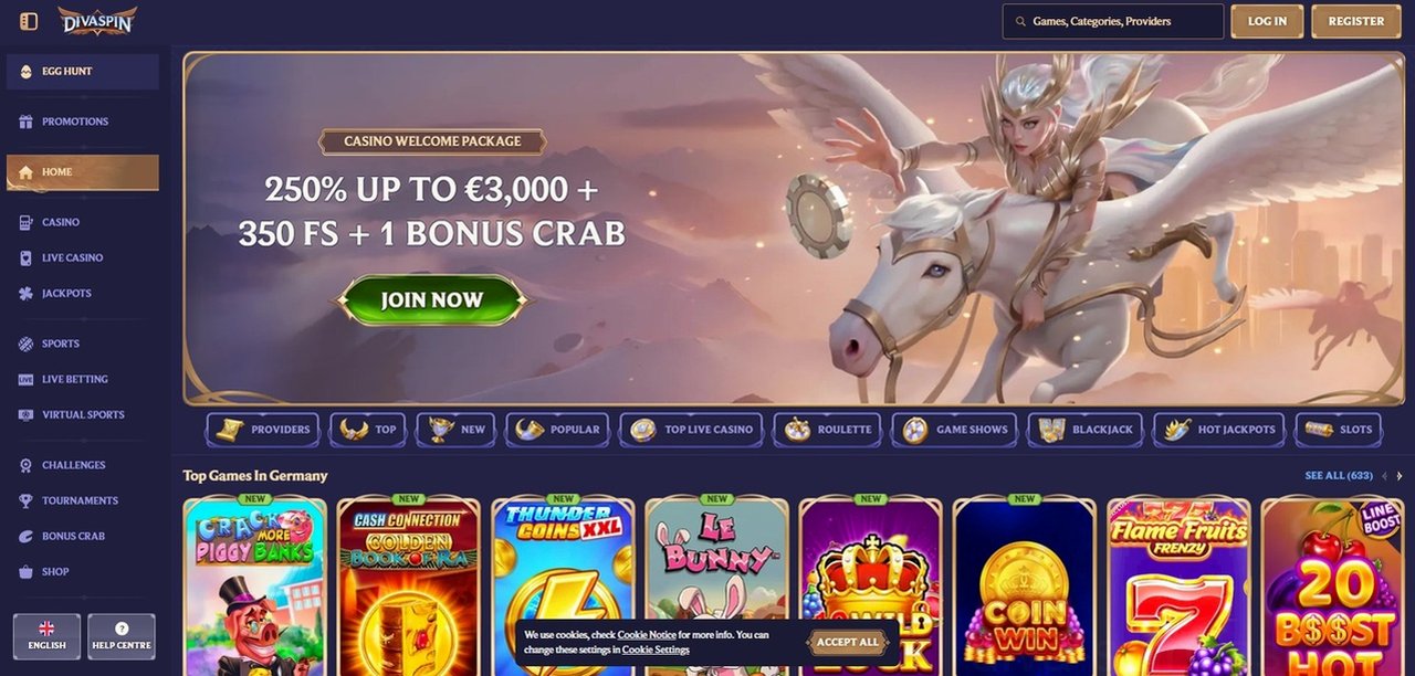 DivaSpin Casino - Plateforme de Jeux en Ligne 2026 Casino